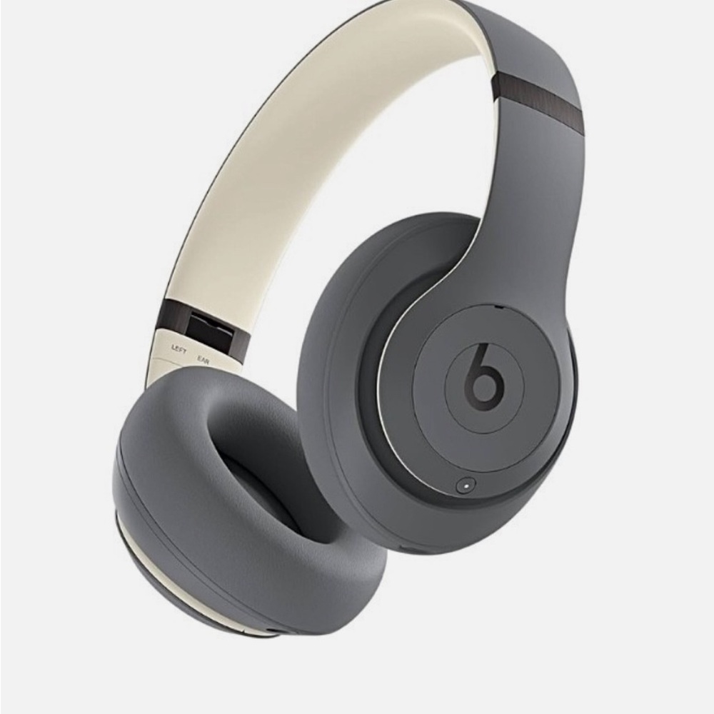 Beats by Dre Gray and Cream Over-Ear Headphones